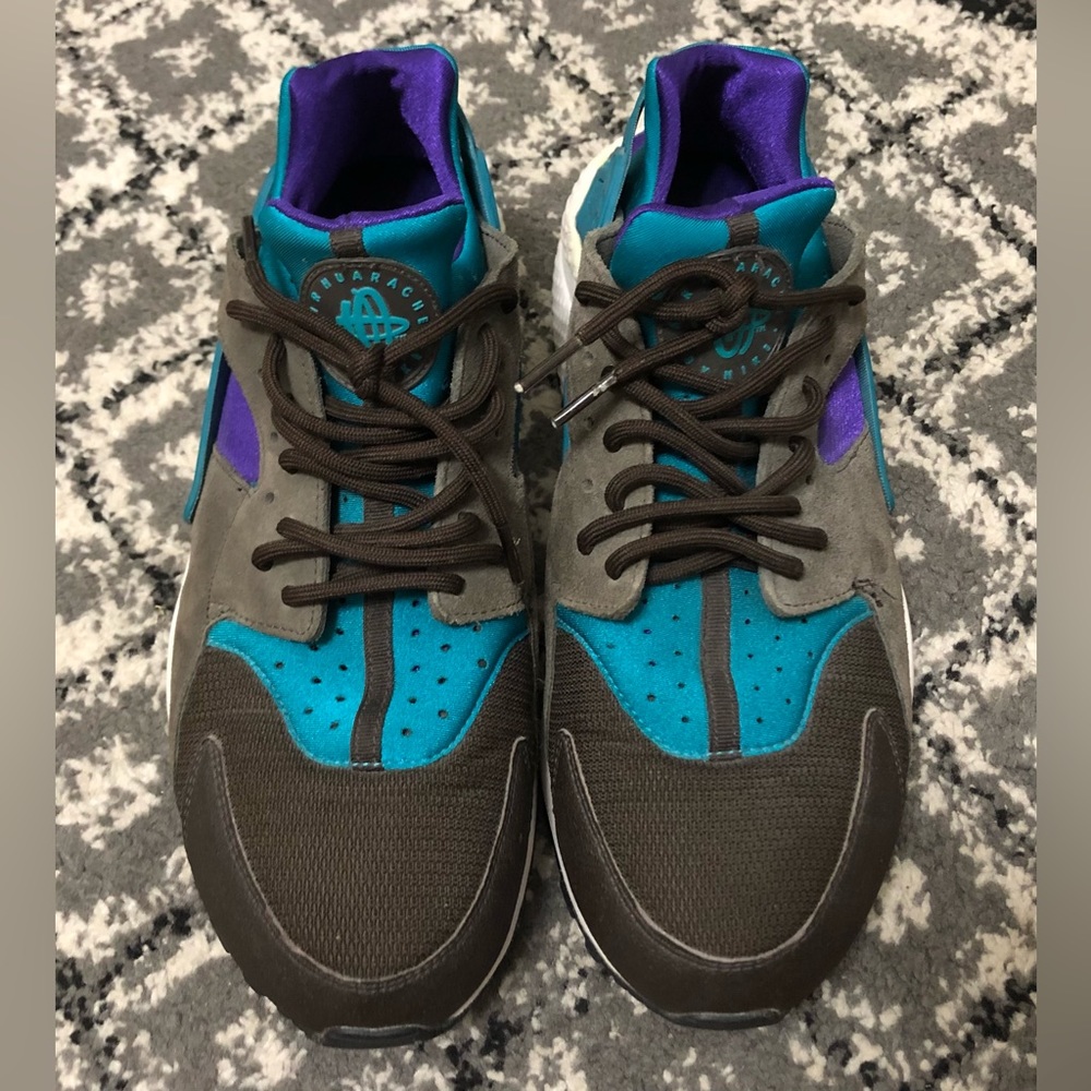 Blue Purple Nike Huarache Men’s Size 12 Shoes